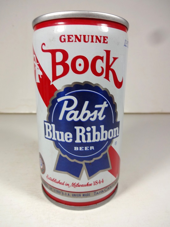 Pabst Blue Ribbon Bock - crimped - Click Image to Close